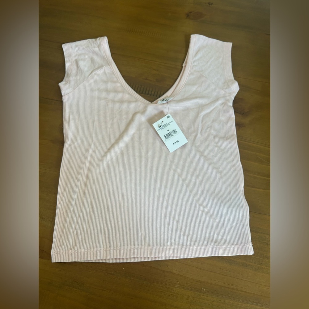 NWT Cotton On Striped and Solid V-Neck Tops - Picture 6 of 10